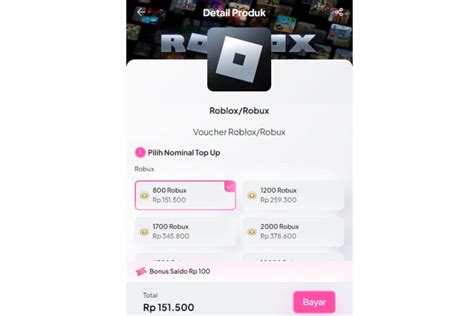 roblox bacon Akses halaman pembelian OVO pilihan top up 48 pilihan terbaik image 1