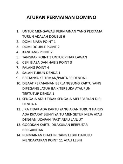 aturan permainan domino cek harga termurah 54 Regional Murah eShop image 1