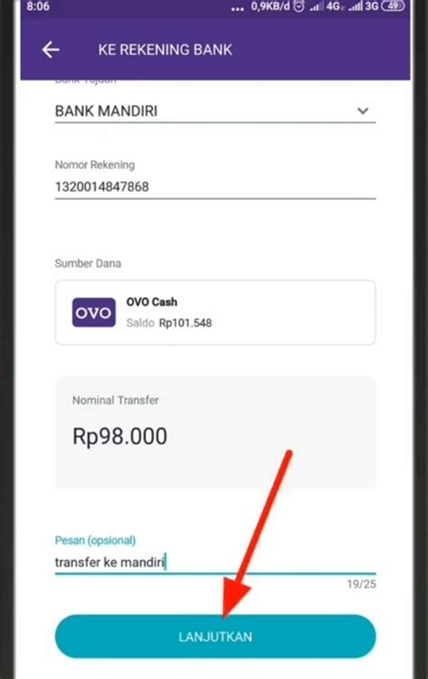 domino vector sangat cepat Via bank transfer — Cara isi dengan kode image 3