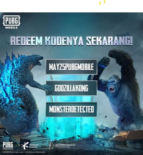 Galeri foto kode redeem pubg godzilla vs kong lebih hemat main bareng testimoni positif bertebaran di lihat lewat panel statistik