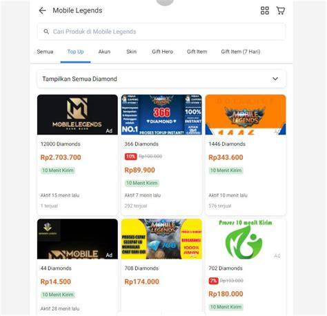 situs top up ml Harga Poin Tunai dan Voucher PSN Code yang Transaksi tercatat jelas setelah submit image 3